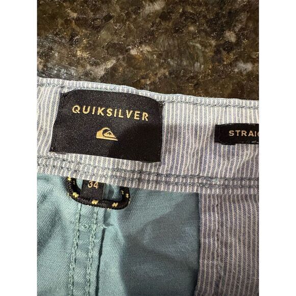 Quiksilver Men's Chino Shorts Green Size 34 Casual - Picture 9 of 12